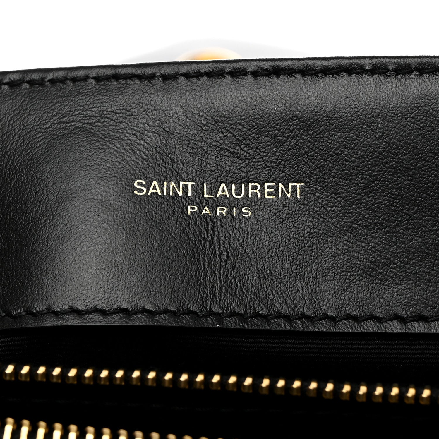 Saint Laurent Calfskin Y Quilted Monogram Medium Loulou Chain Satchel Black 6 of 11