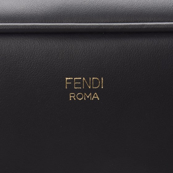 Fendi Vitello Century Bi-Color FF 1974 Embossed Mini Camera Case