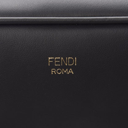 Fendi Vitello Century Bi-Color FF 1974 Embossed Mini Camera Case Maya Black 6 of 9