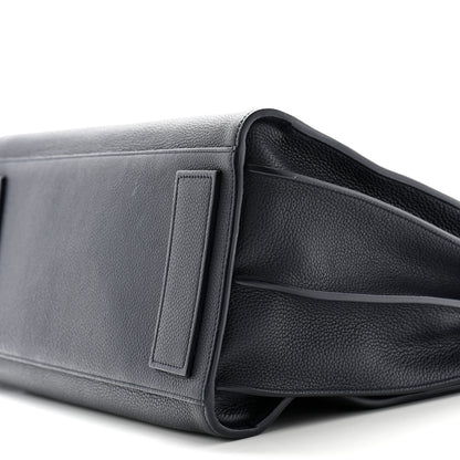 Saint Laurent Grained Calfskin Medium Souple Sac De Jour Navy 10 of 11