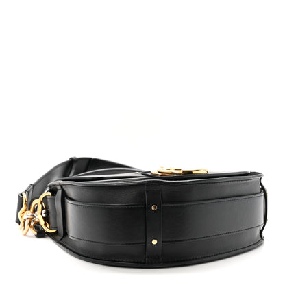 Chloe Calfskin Suede Large Tess Bag Black 4 of 9
