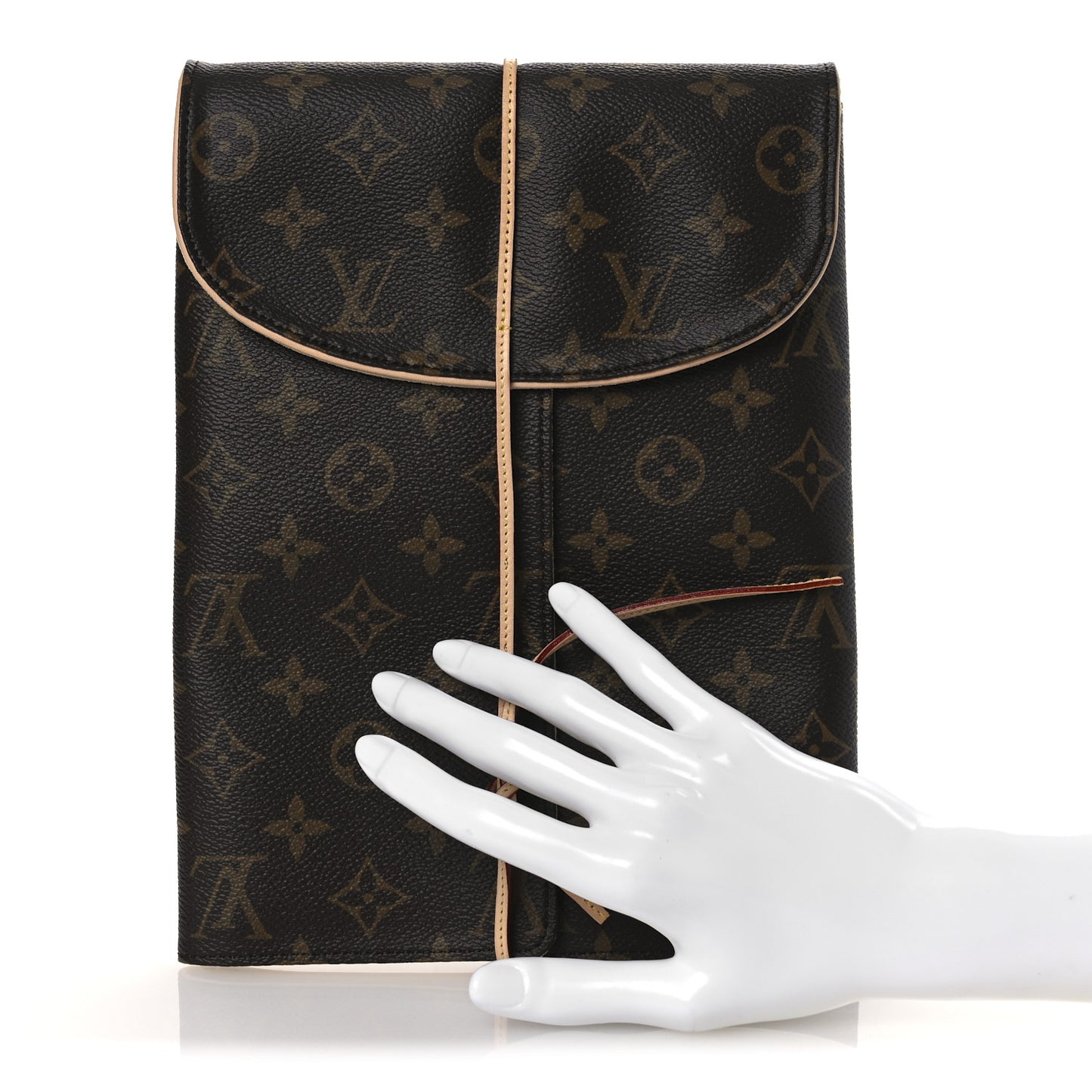 Monogram Jewelry Roll Pouch