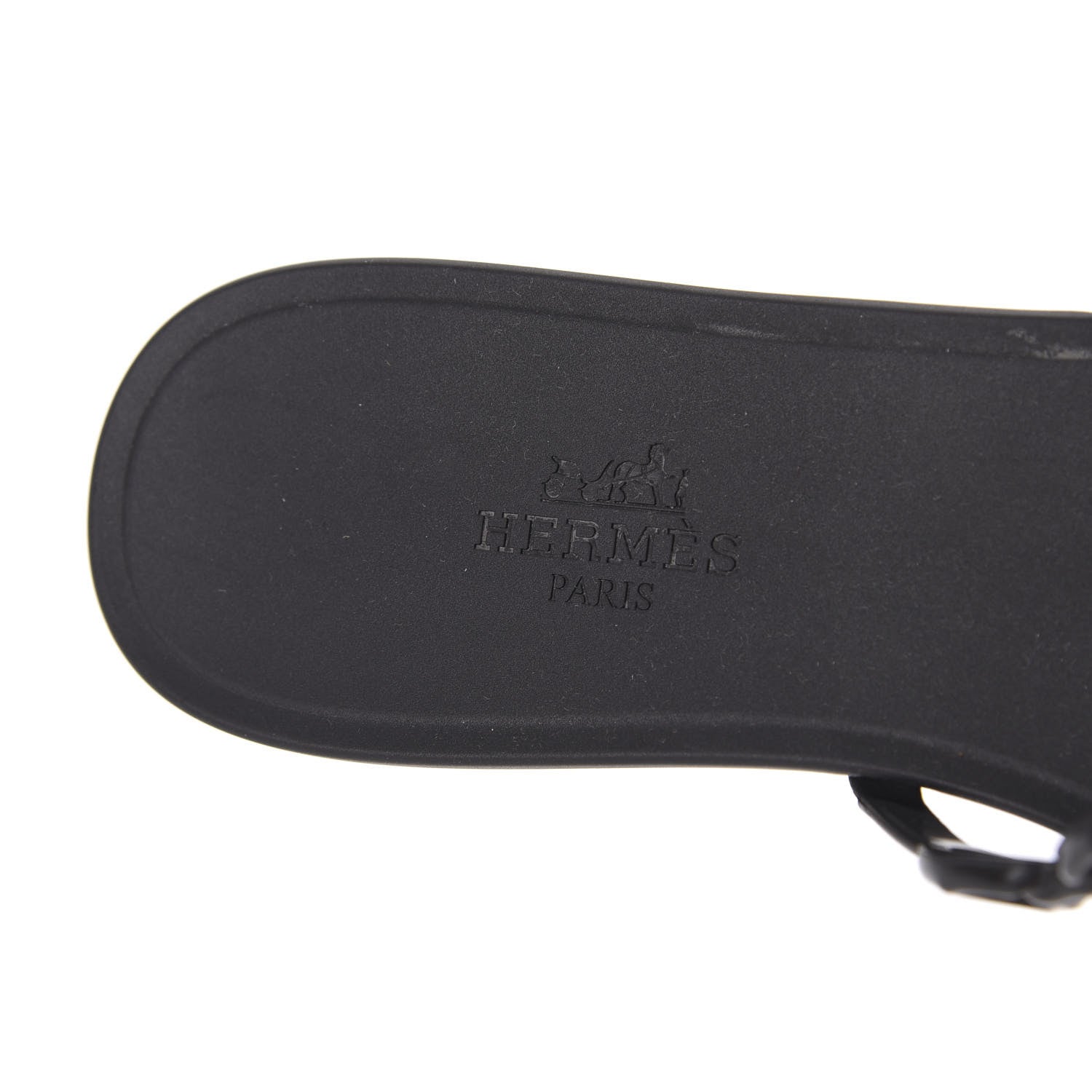 Hermes TPU Rivage Sandals 36 Black 7 of 9