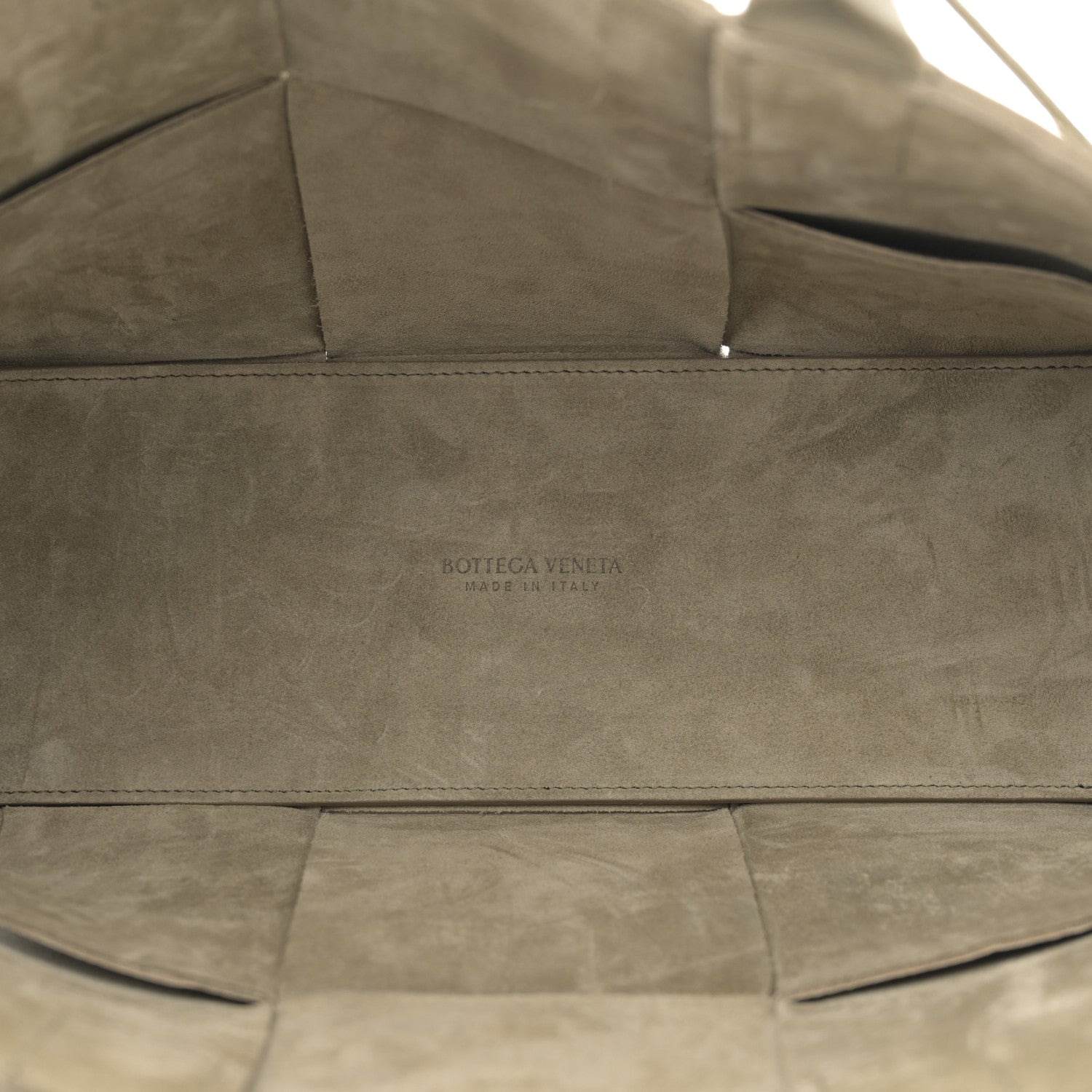 Bottega Veneta Grained Calfskin Intrecciato Small Arco Tote Taupe 6 of 11