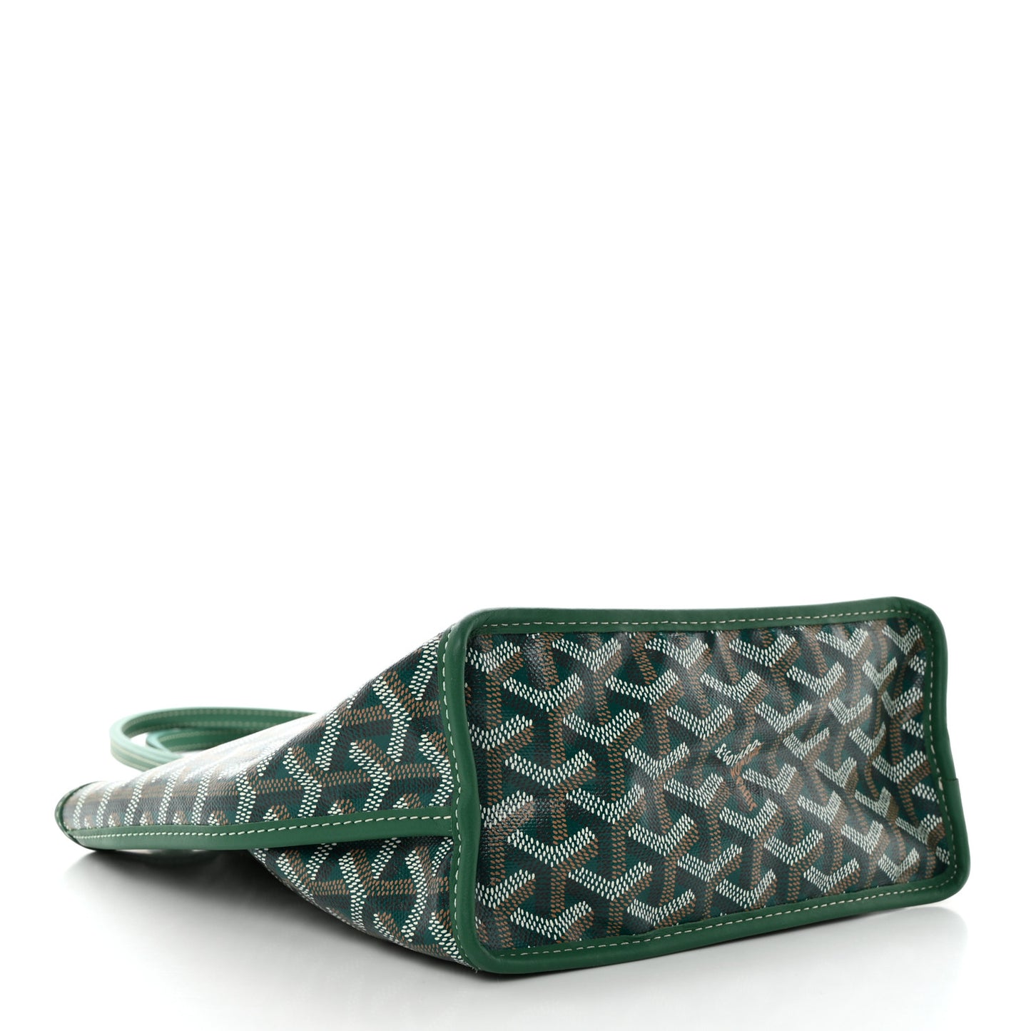 Goyardine Reversible Mini Anjou Green