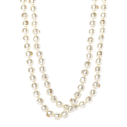 Gucci Pearl GG Sylvie Long Necklace 1 of 7