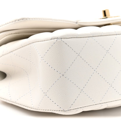 Chanel Caviar Quilted Small Double Flap White 10 of 11