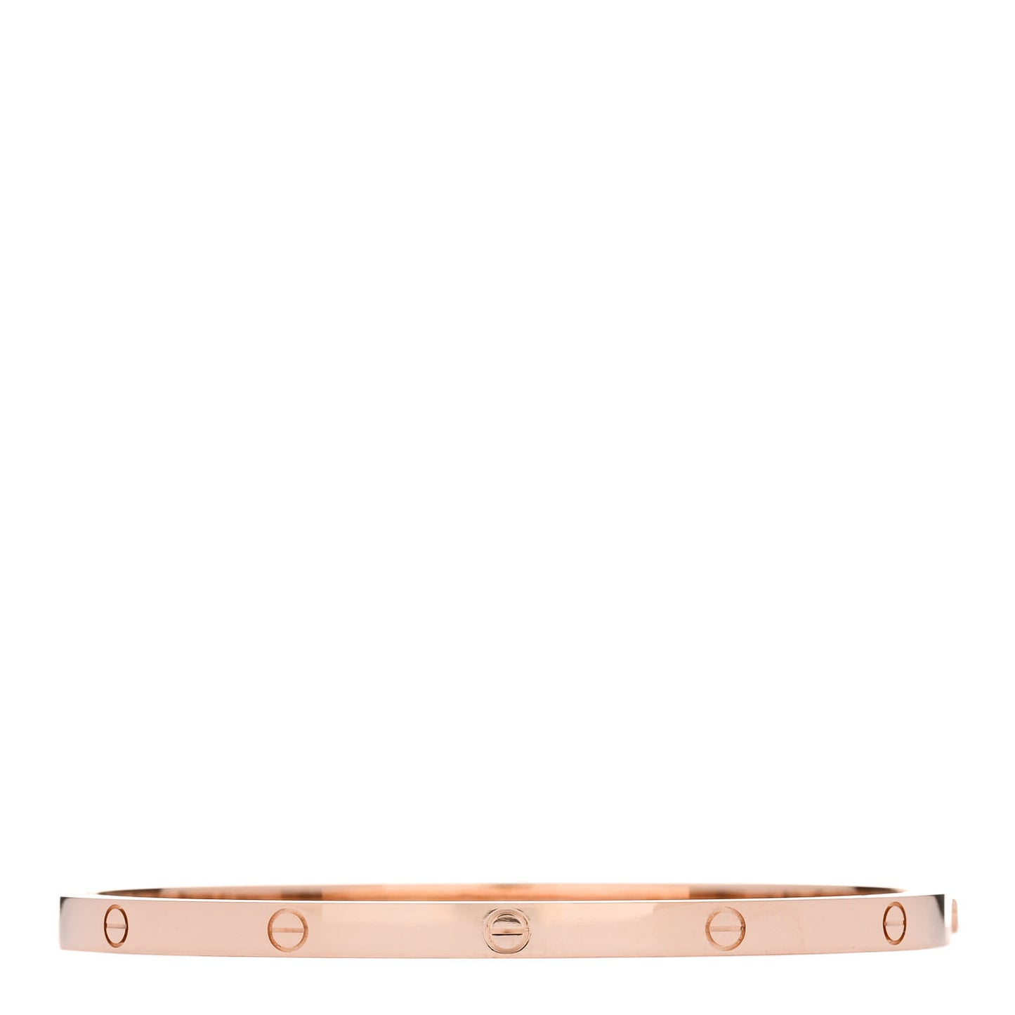 18K Pink Gold Small LOVE Bracelet 17