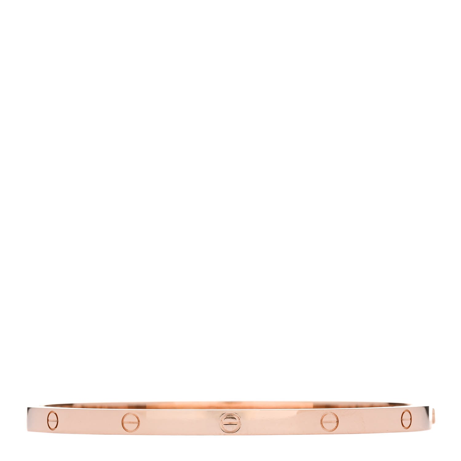 Cartier 18K Pink Gold Small LOVE Bracelet 17 1 of 8