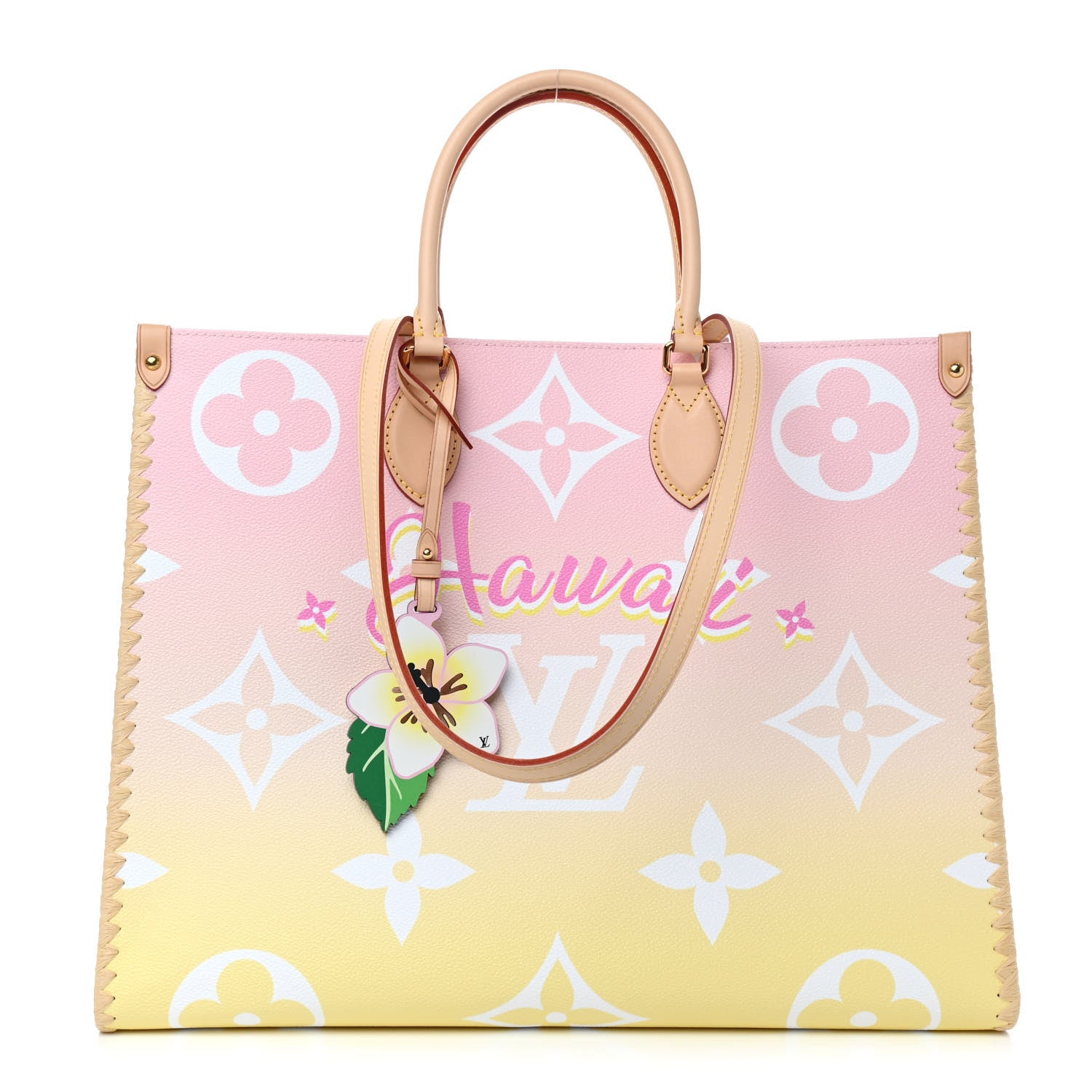 Louis Vuitton Monogram Giant By The Pool Hawaii Onthego GM Light Pink 1 of 9