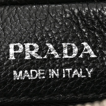 Prada Vitello Daino Camera Crossbody Black 6 of 12
