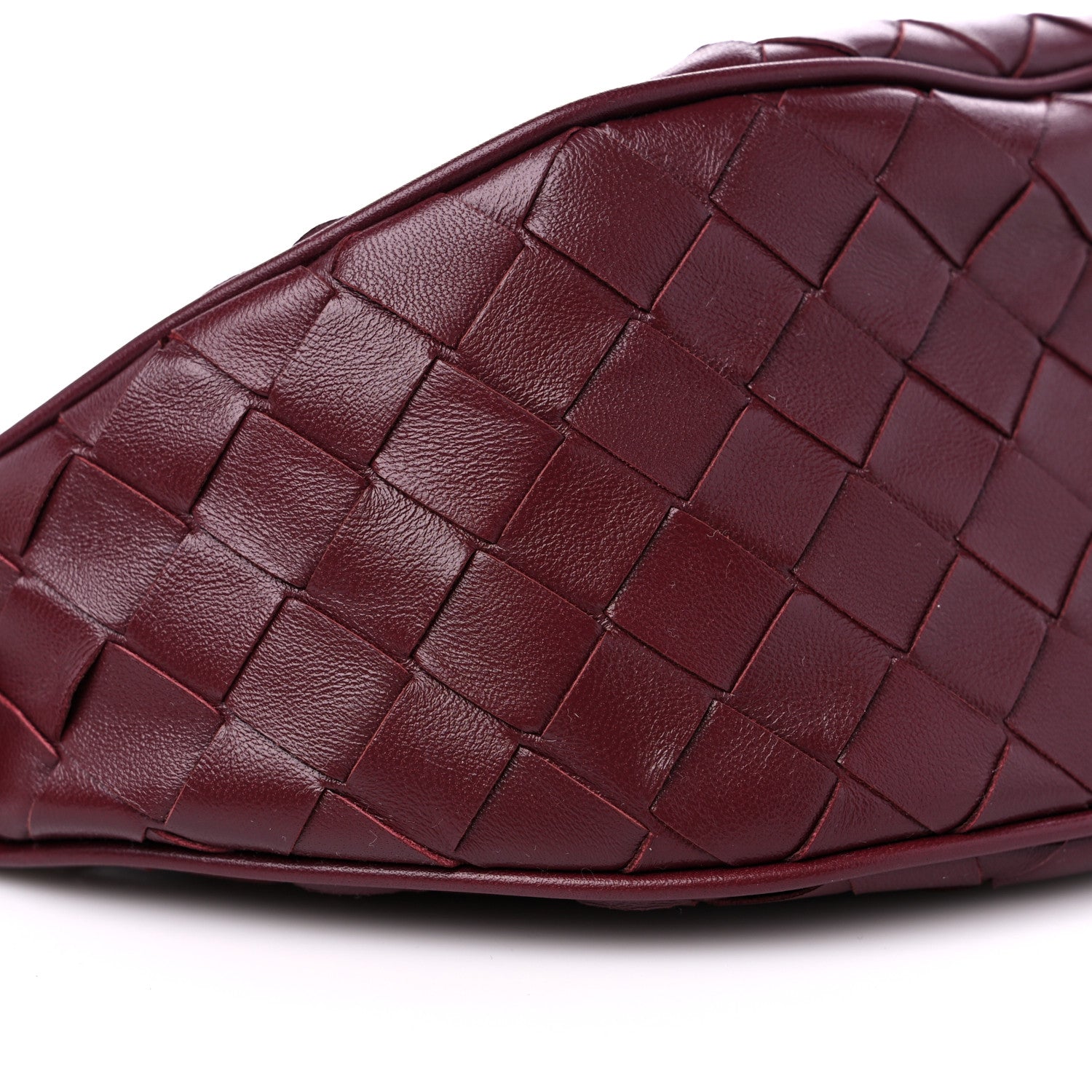 Bottega Veneta Nappa Intrecciato Half Moon Pouch On Strap Barolo 6 of 9