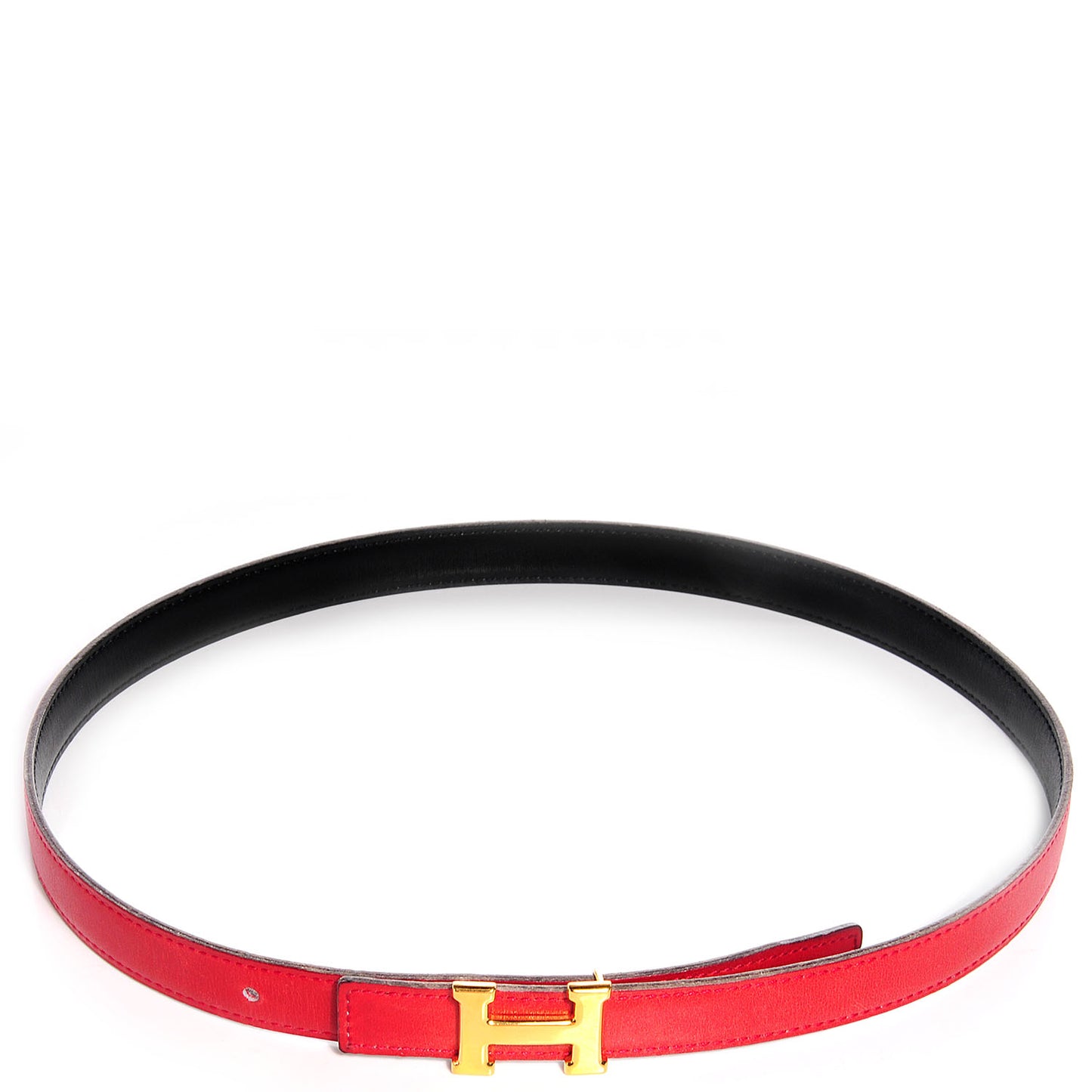 Box Constance 18mm H Belt 70 Rouge Vif Noir
