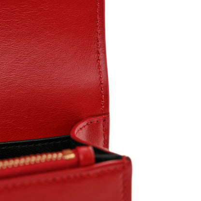 Saint Laurent Smooth Calfskin Monogram Kate Belt Bag Red 8 of 12