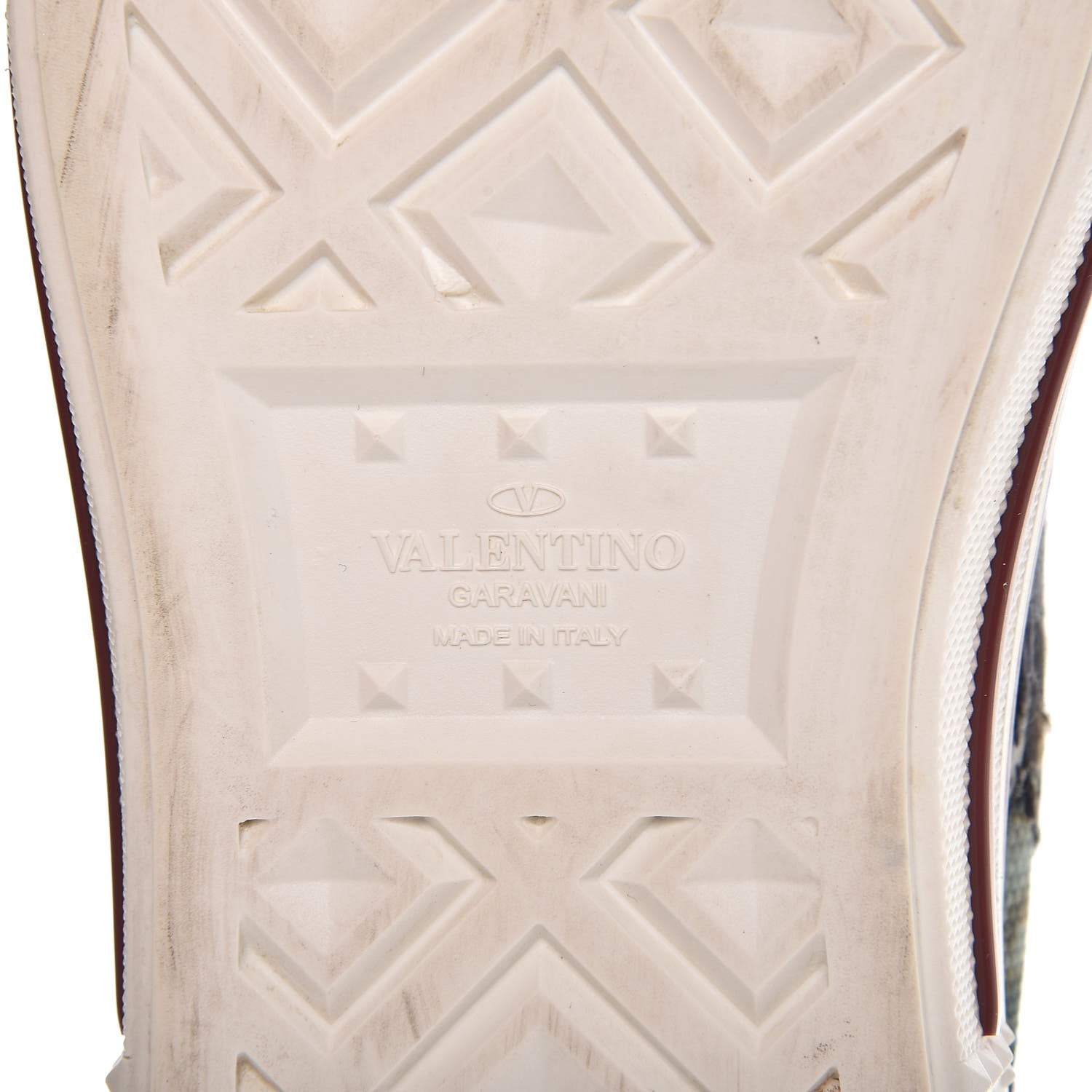 Valentino Garavani Canvas Butterfly Applique Embroidered Low Top Sneakers 40 Military Green 8 of 12