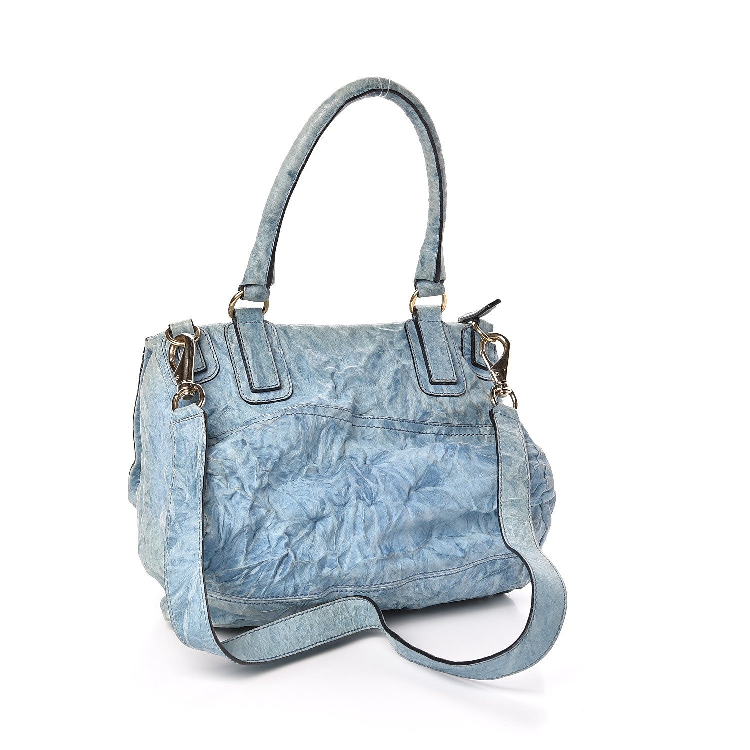 Givenchy Tumbled Sheepskin Medium Pandora Sky Blue 3 of 15