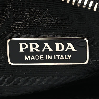 Prada Sequin Mesh Small Tote Bag Black 8 of 11