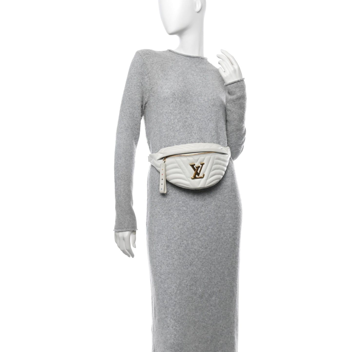 Calfskin New Wave Bumbag Snow