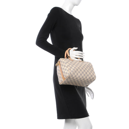 Louis Vuitton Damier Azur Speedy Bandouliere 25 3 of 8
