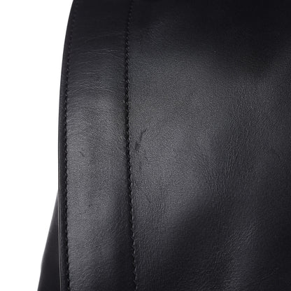 Fendi Vitello Century Nylon Crocodile Elaphe Fox Goat Fur Metal Monster Eyes Backpack Black 10 of 10