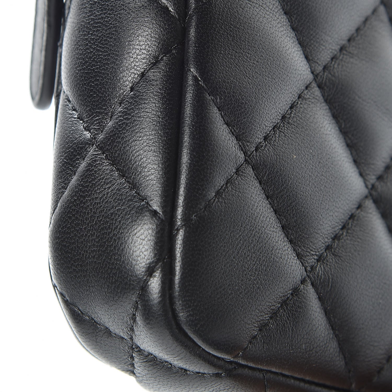 Chanel Lambskin Quilted Small Clutch With Chain Black 14 of 18