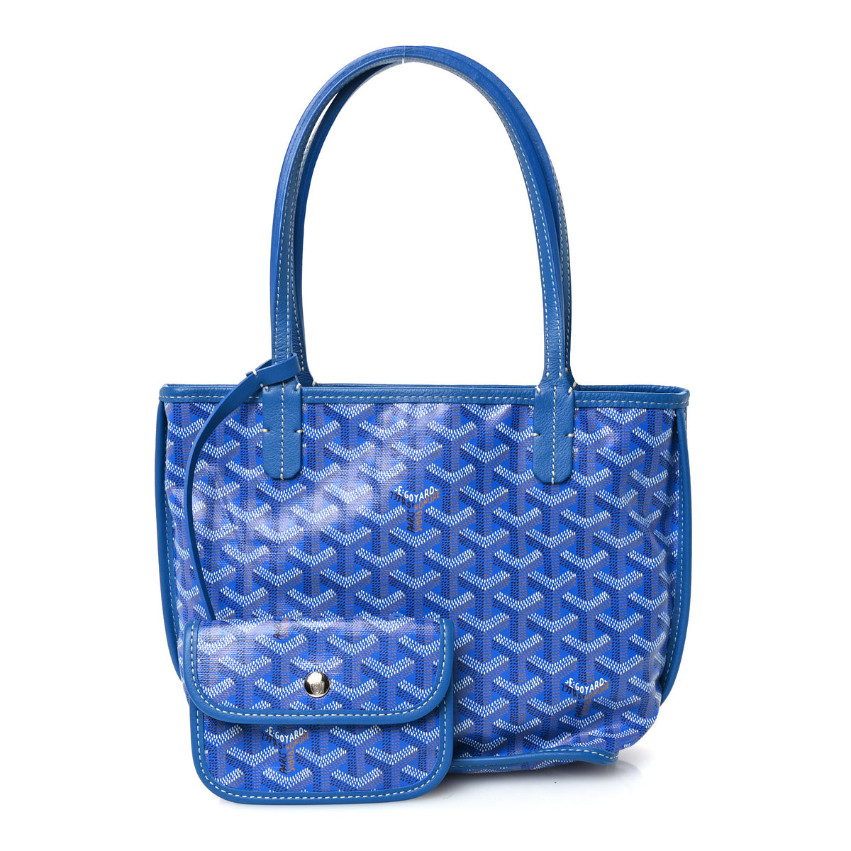 Goyard Goyardine Reversible Mini Anjou Sky Blue 2 of 19