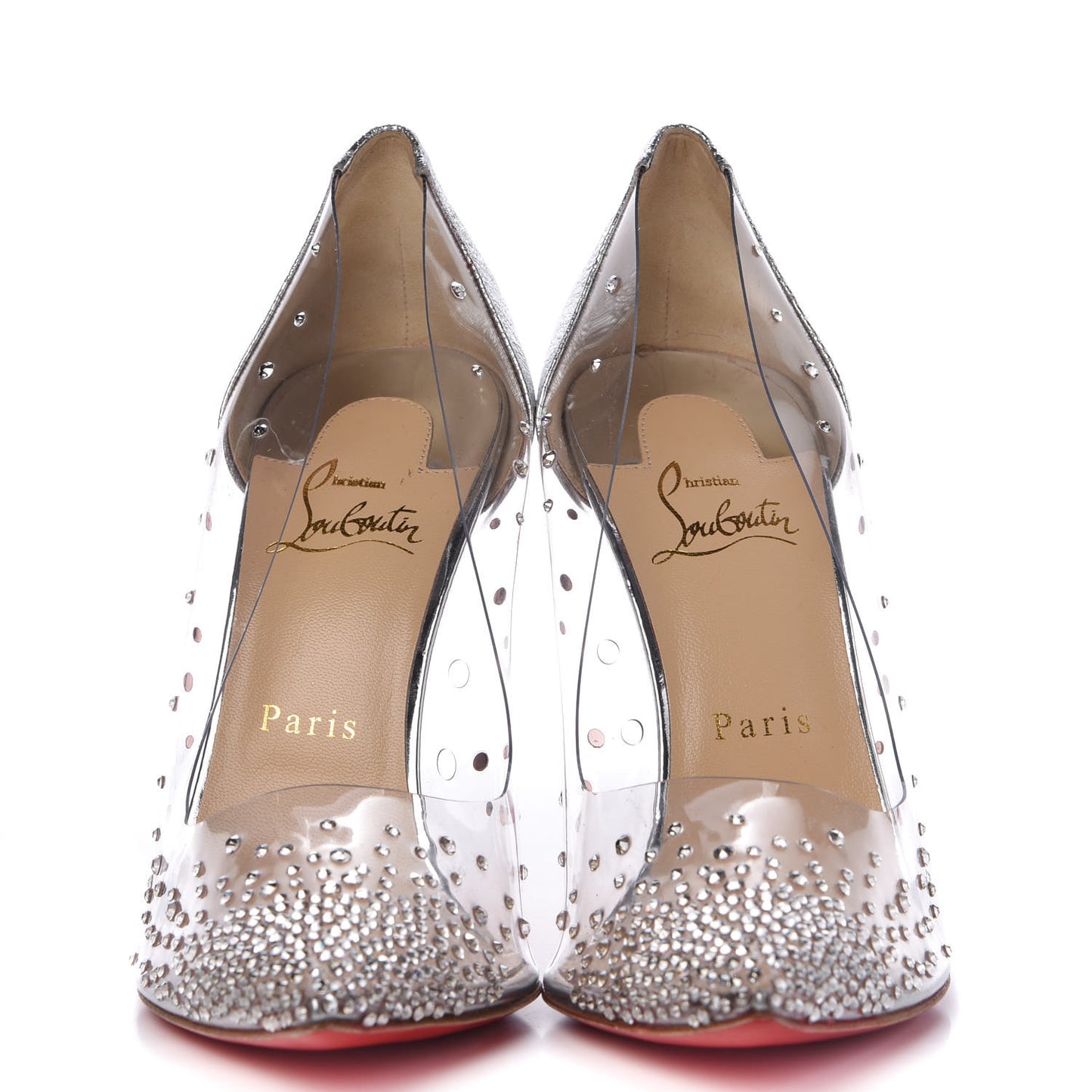 PVC Specchio Degrastrass 100 Pumps 39.5 Silver