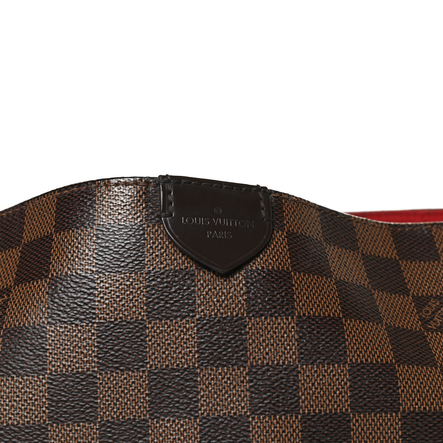 Damier Ebene Caissa Hobo Cherry