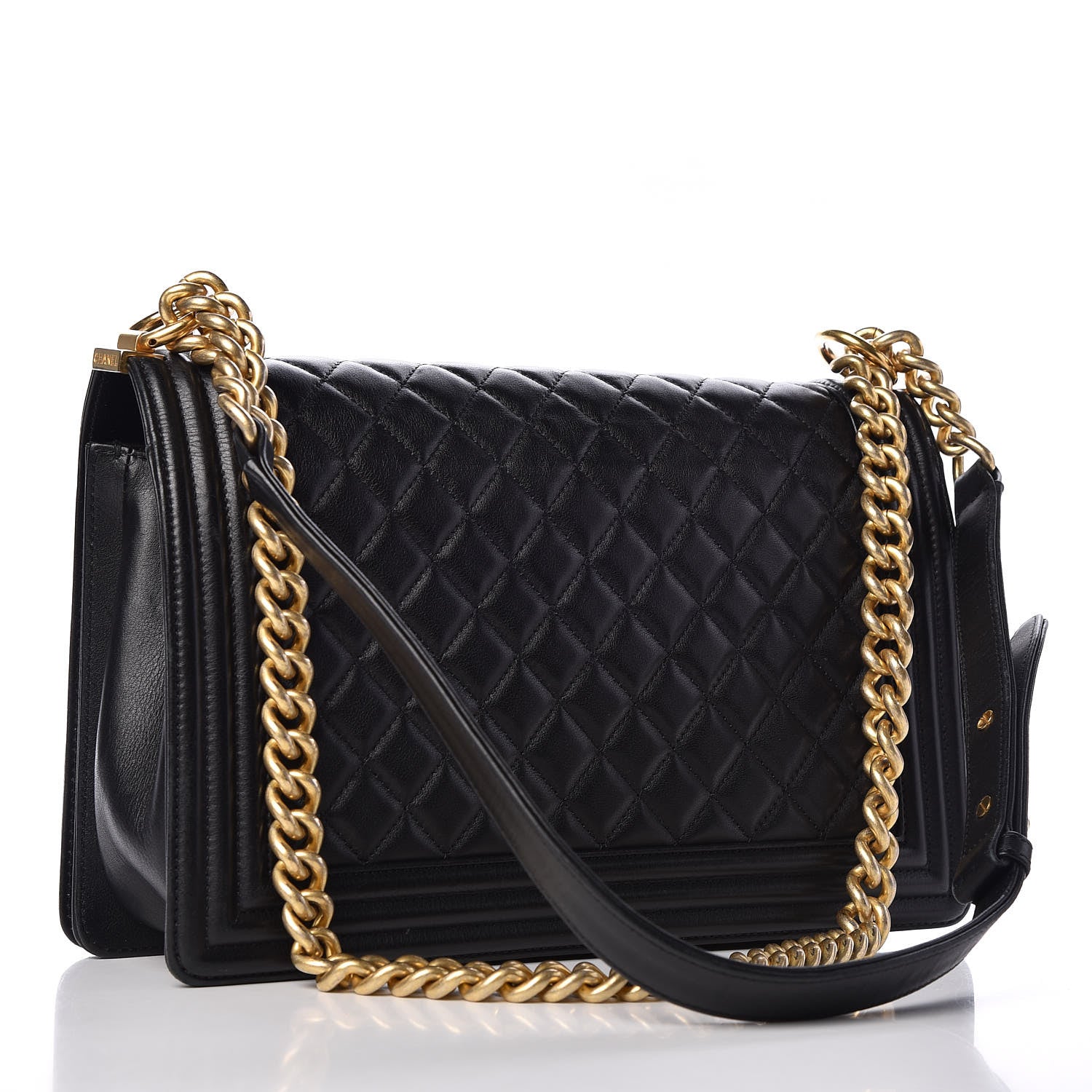 Chanel Calfskin Quilted New Medium Boy Flap Black 3 of 14