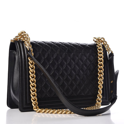 Chanel Calfskin Quilted New Medium Boy Flap Black 3 of 14