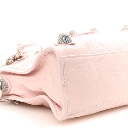 Balenciaga Agneau Arena Giant Rhinestone Hardware Small Le City Petal Pink 9 of 11