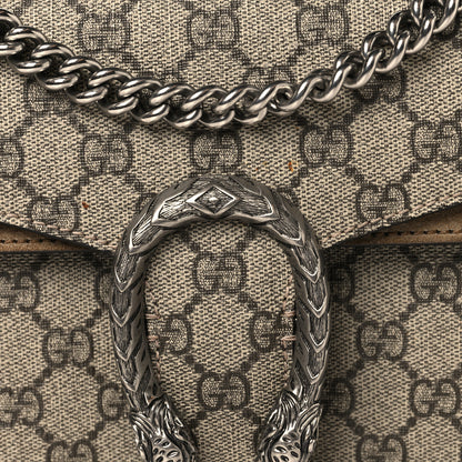 Gucci GG Supreme Monogram Small Dionysus Shoulder Bag Taupe 8 of 11
