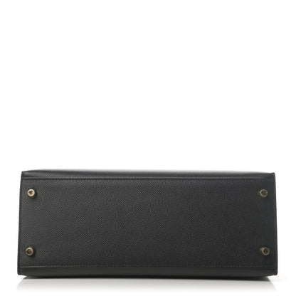 Hermes Epsom Kelly Sellier 28 Black 8 of 40
