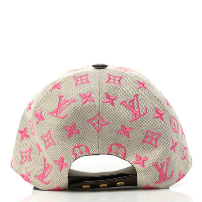 Louis Vuitton Canvas Monogram Starboard Cap M Pink 6 of 8