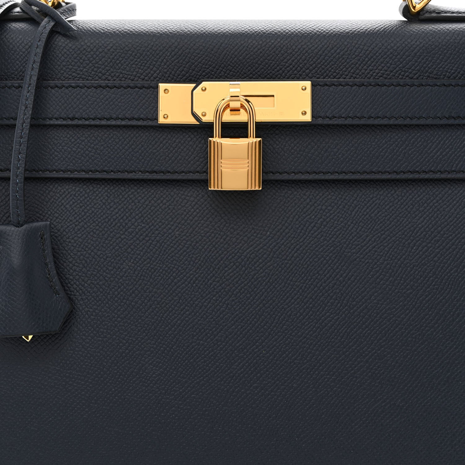 Hermes Epsom Kelly Sellier 28 Bleu Indigo 8 of 11