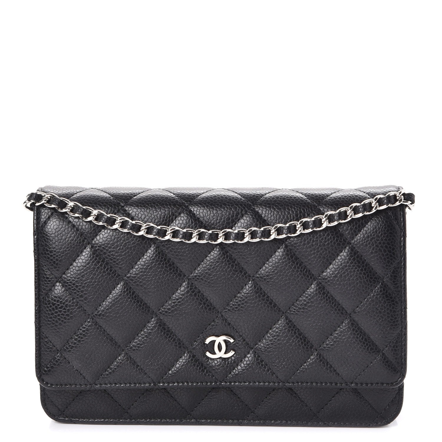 Chanel Caviar Quilted Wallet On Chain WOC Black 1 of 9