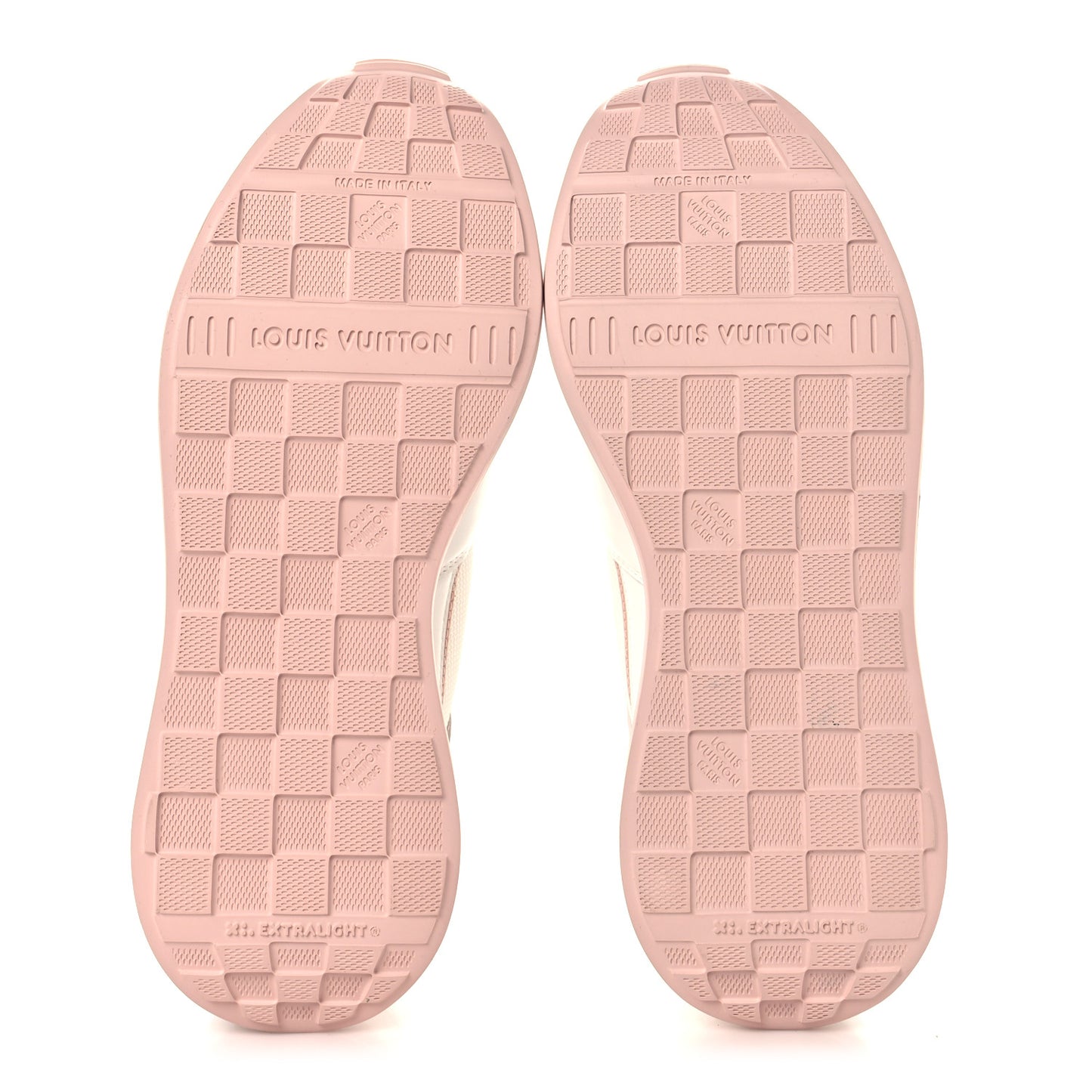 Calfskin Neo Run Away Sneakers 39 White Pink