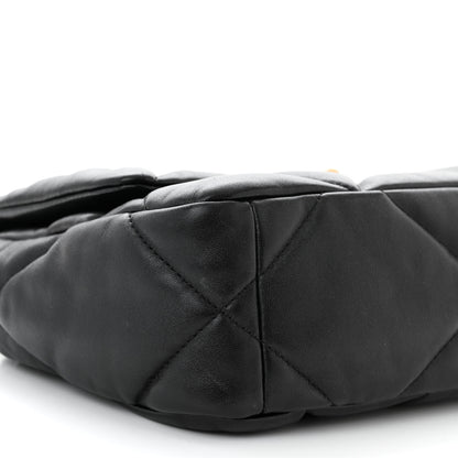 Chanel Lambskin Quilted Medium Chanel 19 Flap Black 9 of 10