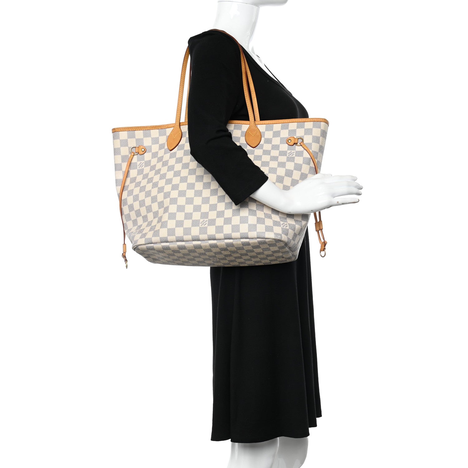 Louis Vuitton Damier Azur Neverfull MM 2 of 13