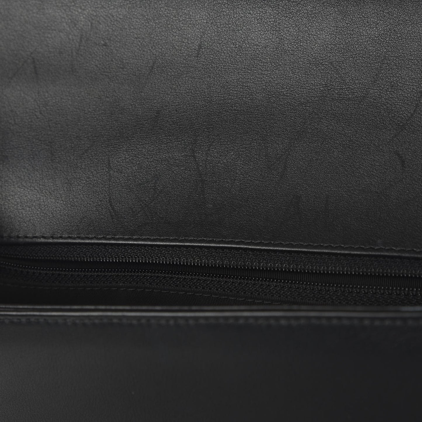 Calfskin Quilted New Medium Boy Flap Black