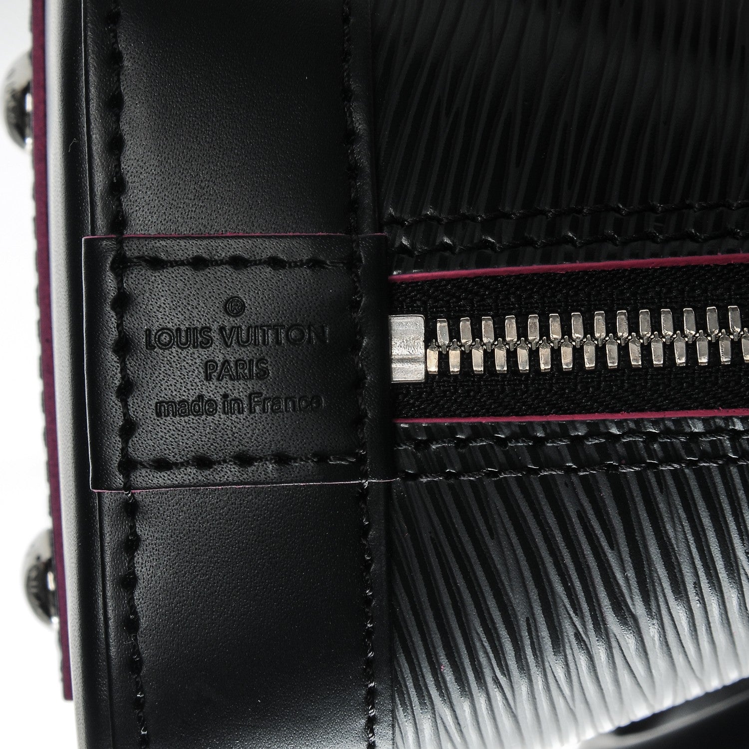 Louis Vuitton Epi Alma BB Black 6 of 6