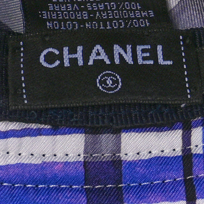 Chanel Canvas CC Bucket Hat M Navy 8 of 9