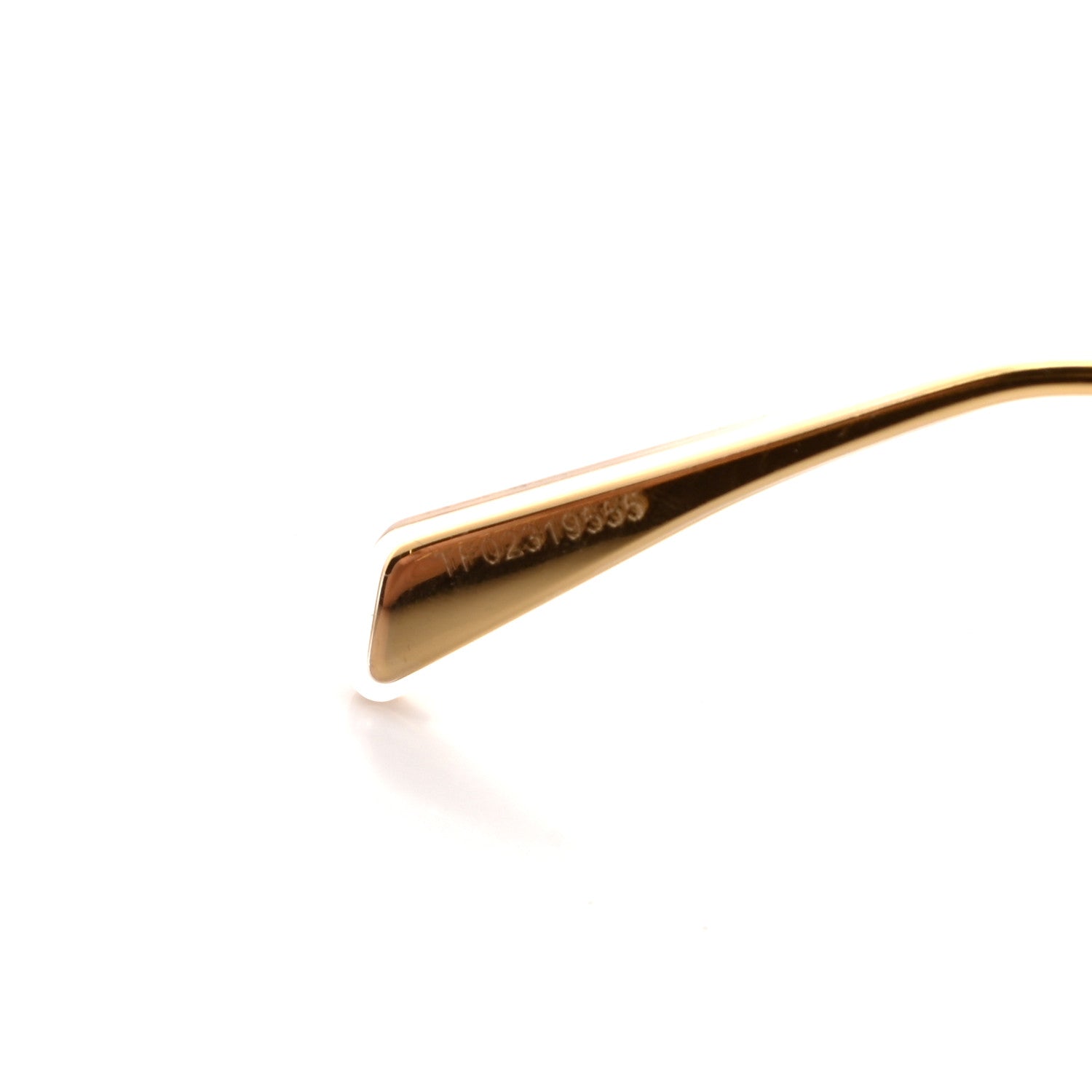 Celine Square Sunglasses Shiny Endura Gold Gradient Smoke 6 of 8