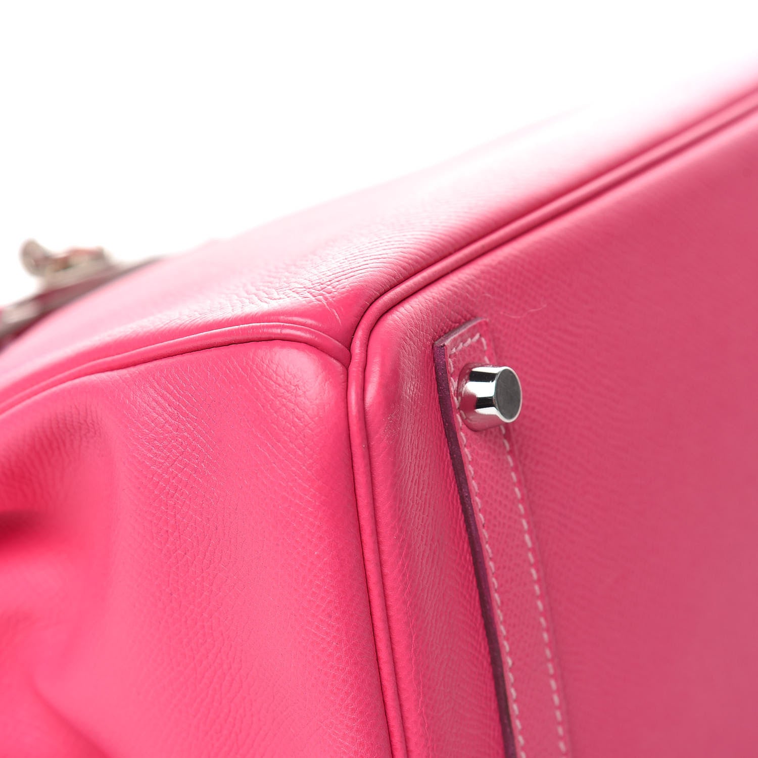 Hermes Epsom Candy Birkin 30 Rose Tyrien Rubis 26 of 30