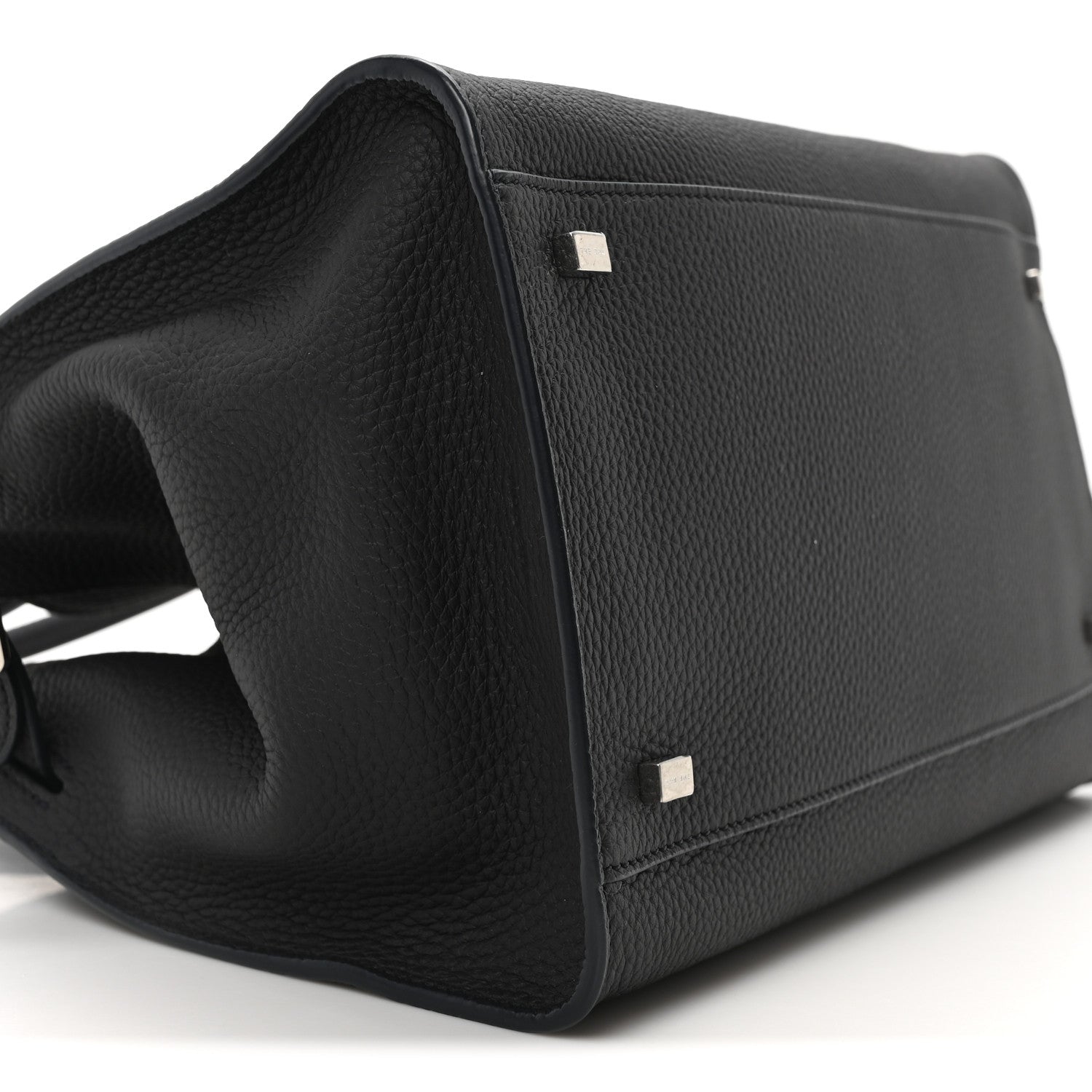 The Row Matte Grained Calfskin Soft Margaux 12 Black 8 of 9