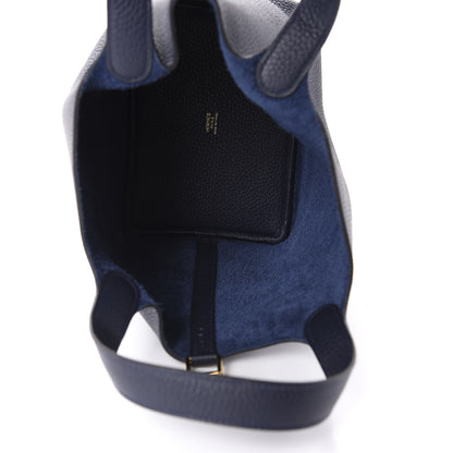 Hermes Taurillon Clemence Picotin Lock 18 PM Bleu Nuit 5 of 10