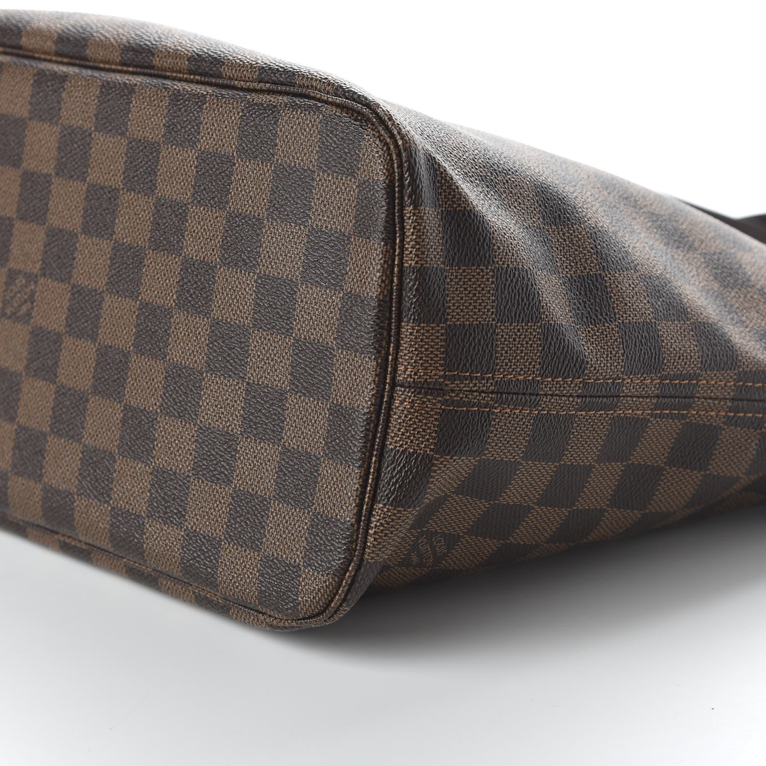 Louis Vuitton Damier Ebene Neo Neverfull MM Rose Ballerine 8 of 11