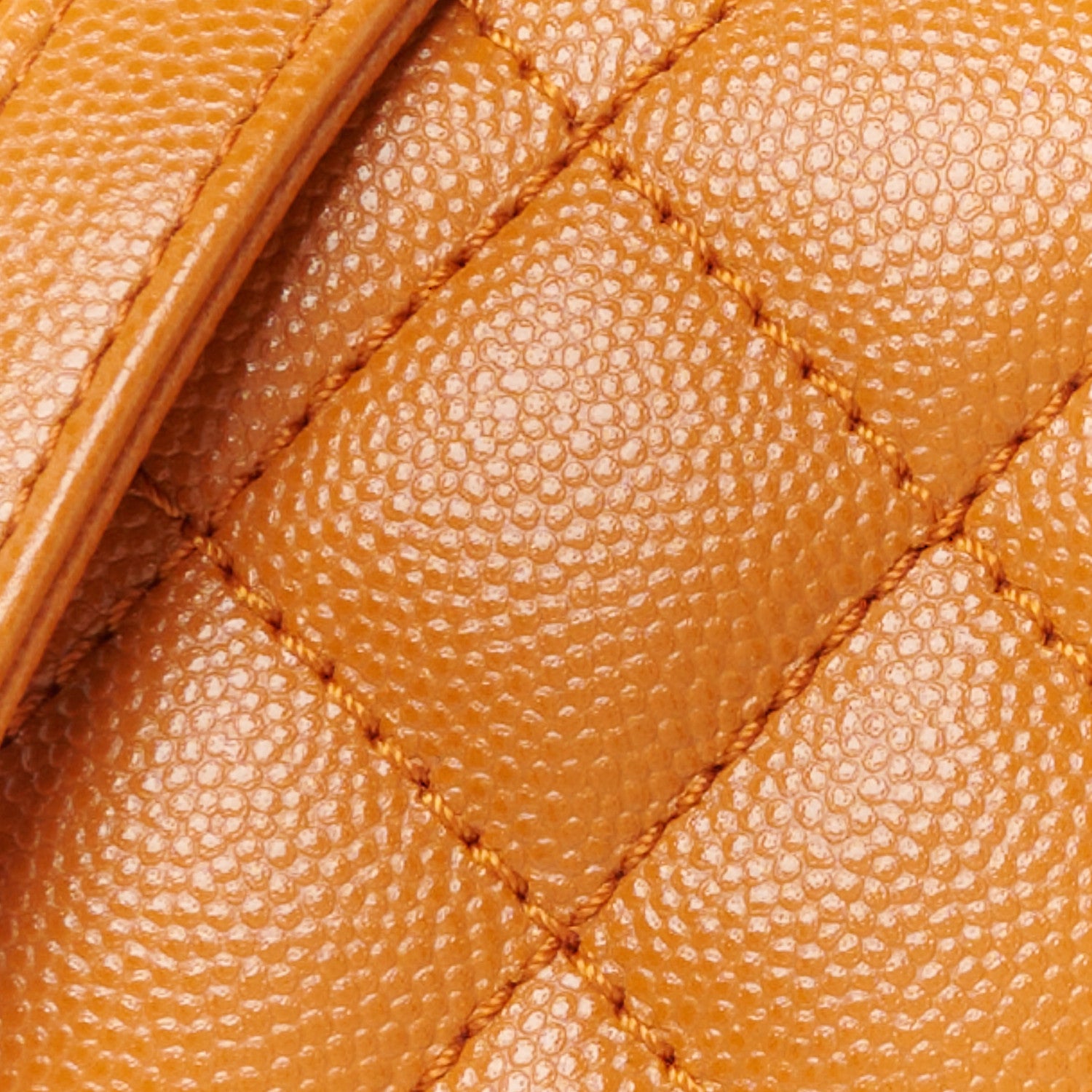 Chanel Caviar Quilted Mini Coco Handle Flap Light Brown 9 of 12