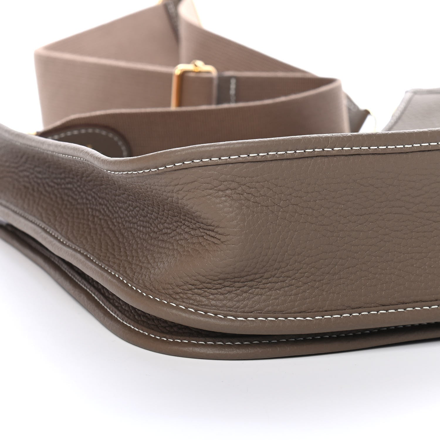 Hermes Taurillon Clemence Evelyne III PM Etoupe 7 of 8