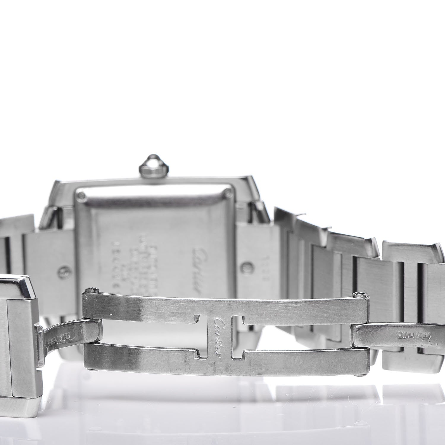 Cartier Stainless Steel 28mm Tank Francaise Automatic Watch 6 of 6